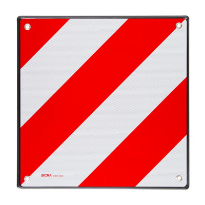 Thule Rear Warning Aluminium Sign Plate Spanish Type For SpainOfficially Approved307337 from B&Q