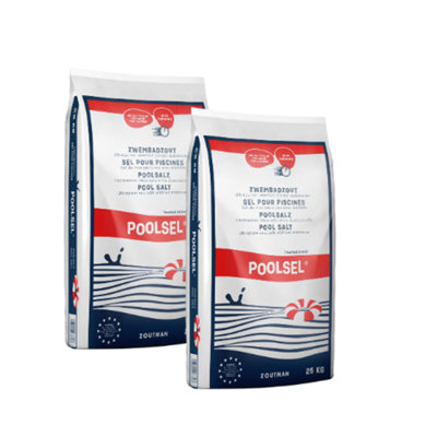 B&Q -  Swimming Pool Salt 2 X 25Kg Salt For Swimming Pools
