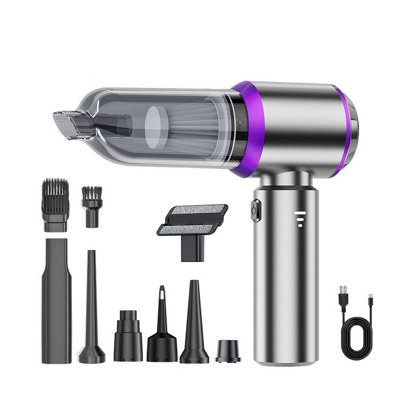 Cordless Handheld Vacuum Cleaner 4-In-1 Wireless Car Vacuum & Air Duster With Blower & Inflator15Kpa Suction from B&Q