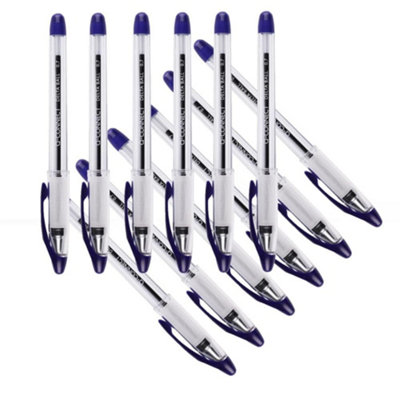 B&Q -  Delta Ballpoint Pen Medium Blue (12 Pack)
