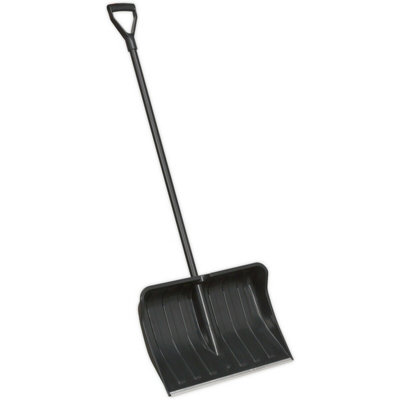 545mm Wide Head Snow Shovel - Forged Metal Shaft - Lightweight & Durable