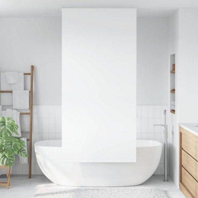 B&Q -  Shower Roller Blind 100X240 Cm Fabric Width 96 Cm