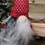 54cm Festive Christmas Haired Gonk with Dangly Legs in Dotted Hat