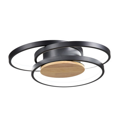 54W 3-Light LED Irregular Design Ceiling Light - White Light