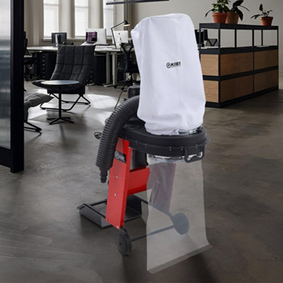 550W Portable Industrial Electric Vacuum Cleaner Dust Extractor Chip Collector with Dust Bag