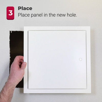 550x550mm FlipFix Metal Access Panel - 1 Hour Fire Rating - Picture Frame