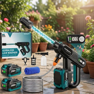 Cordless Pressure Washer Jet Wash BrushlessSpiral Cleaner from B&Q