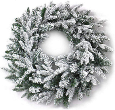 55cm Lapland Fir Green Christmas Wreath - 3