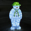 55cm Light Up Acrylic Snowman Christmas Decoration with 100 Ice White LEDs