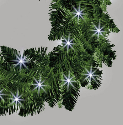 55cm Prelit Imperial Pine Green Christmas Wreath