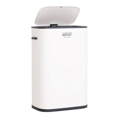 55L White Sensor Bin Kitchen Bin Rubbish Bin Waste Sensor Bin - 6