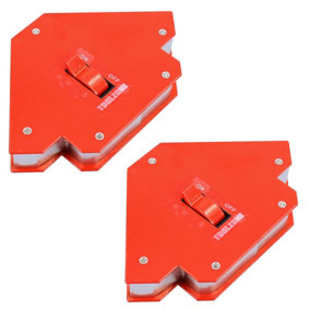 55lb Welding Magnet Holder Support With On Off Switch 45 90 135 Degrees 2pk