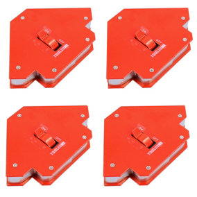 55lb Welding Magnet Holder Support With On Off Switch 45 90 135 Degrees 4pk