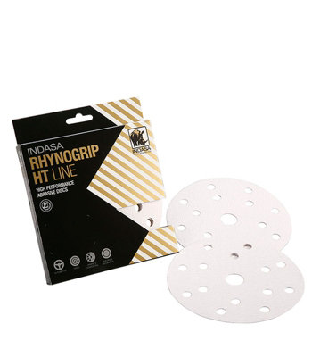 Indasa Rhynogrip Ht Line Sanding Discs 150mm 15H 10 PackP80 from B&Q