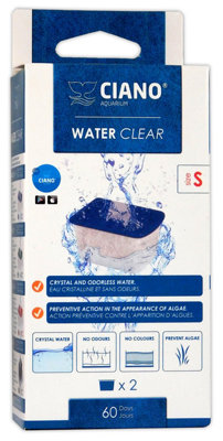 Ciano Water Clear Media Small Cf40X2 Algae Prevention Cartridge For Aquarium Filters from B&Q