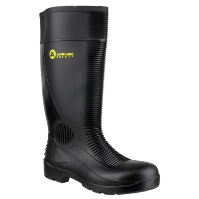 Amblers Black Safety Fs100 Construction Safety Wellington