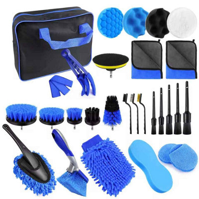  - Car Detailing Brush SetInterior And Exterior Cleaning KitWindshield ToolMulti Purpose Use