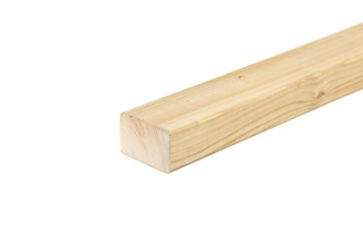 47mm X 75mm Sawn Treated Timber (3X2) 3MPack Of 20 from B&Q