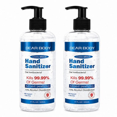  - 500Ml Antibacterial Hand Sanitiser Gel
