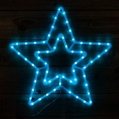 56cm RGB Digital Light up Christmas Star with Remote Control & Timer Function