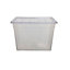 56cm Storage Box Spacemaster Maxi Clear Plastic Stackable Home Storage Box 64L Capacity