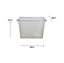 56cm Storage Box Spacemaster Maxi Clear Plastic Stackable Home Storage Box 64L Capacity