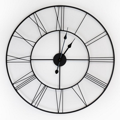 56cm x 56cm Walplus Slim Iron Clock