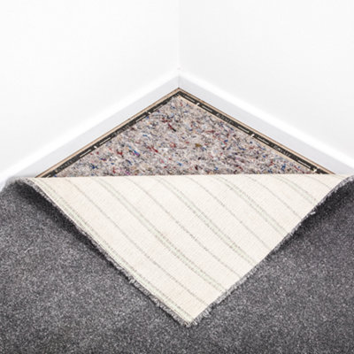 56oz Wool Fibre Carpet Underlay 15mm Thick 15m2 (1.37m x 11m) Roll 100% Recycled - 3