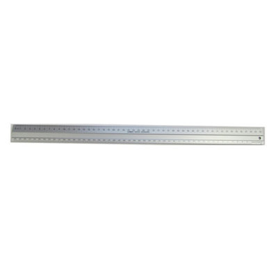 Linxor Linex Hobby Cutting Ruler Anti-Slip Light Aluminium 1 Bevelled Side 1 Plain Side 50Cm Ref Lxe1950M from B&Q