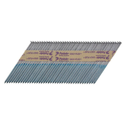 Timco Paslode Im360Ci Nails & Fuel Cells Trade Pack Plain Shank Galvanised +3.1 X 90/2Cfc from B&Q