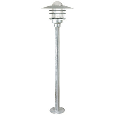 Nordlux Agger Outdoor Patio Terrace Garden In Galvanized (Height) 83Cm Light