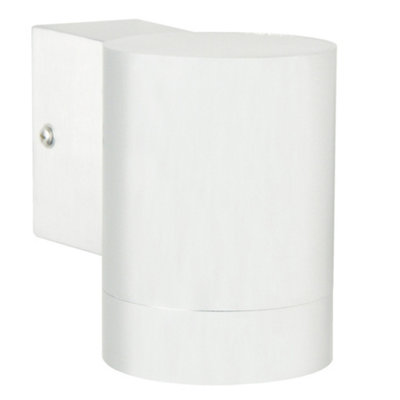 Nordlux Tin Outdoor Patio Terrace Metal Wall In (Diam) 7.6Cm Light/White