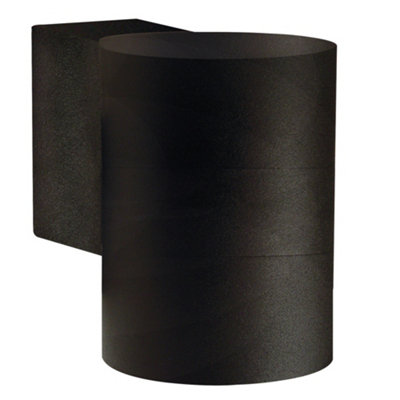 Nordlux Light/Black Tin Outdoor Patio Terrace Metal Wall In (Diam) 7.6Cm