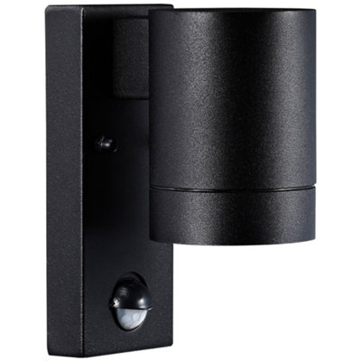 Nordlux Tin Outdoor Patio Terrace Dimmable Metal Wall In (Diam) 7.6Cm Light/Black
