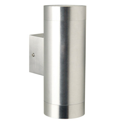 Nordlux Light Tin Maxi Outdoor Patio Terrace Metal Wall In Aluminium (Diam) 7.6Cm
