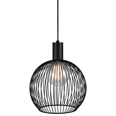 Nordlux Dftp Aver 30 Indoor Dining Living Kitchen Hallway Pendant In (Diam) 30Cm Black
