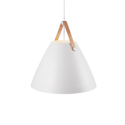 Nordlux Dftp Strap 48 Indoor Dining Living Kitchen Hallway Pendant In (Diam) 48Cm White