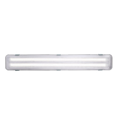 Nordlux Light/Grey Works Ip65 2X10w Led Outdoor Patio Terrace Garage Garden Batten Fitting In (Height) 7.3Cm