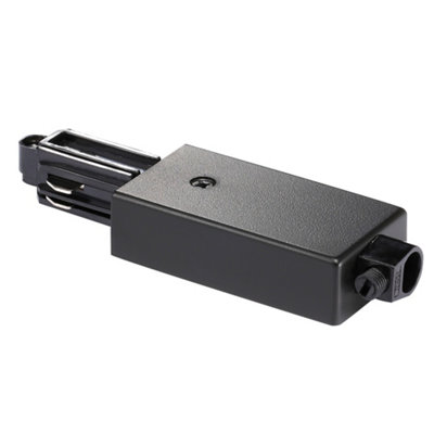B&Q -  Link Indoor Track Adaptor Black Plastic CustomizableMains PoweredIp20