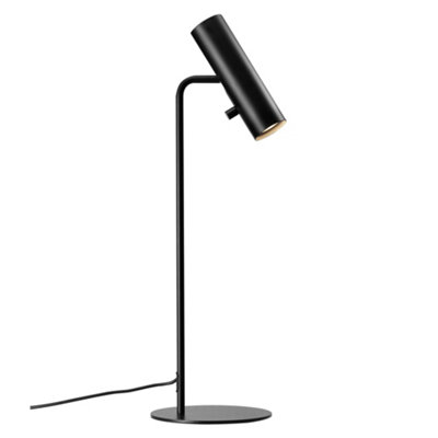 Nordlux Mib Metal Table Lamp Adjustable Head Black,mains from B&Q
