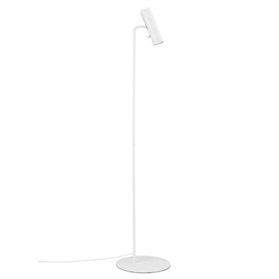 Nordlux Mib Metal Floor Lamp Adjustable Head White,mains from B&Q