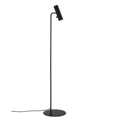 Nordlux Mib Metal Floor Lamp Adjustable Head Black,mains from B&Q