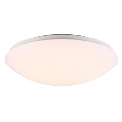 B&Q -  Ask Metal Ceiling Light Adjustable Motion Sensor White,mains Led
