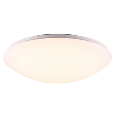 Nordlux Ask Metal Ceiling Light Bathroom Safe White,mains Led from B&Q