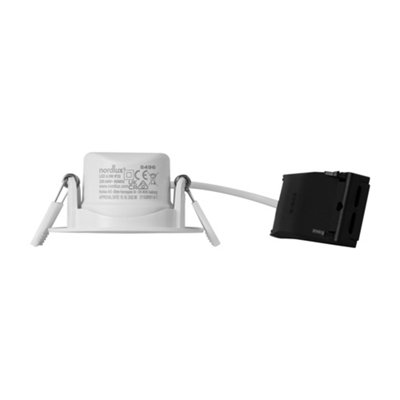 B&Q -  Roar Outdoor Downlight White Plastic Intergrated Led Adjustable HeadMains PoweredIp23