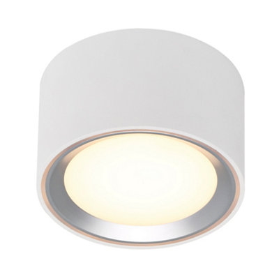 Nordlux Fallon Down Light White Steel Metal Hallway LED 2700k Mains - Image 7
