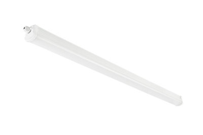 B&Q -  Oakland Plastic Batten Light Fitting 25,000 Hrs  WhiteLed