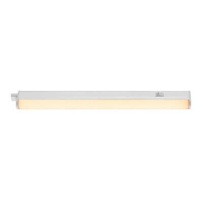 B&Q -  Renton Indoor Under Cabinet Light White Plastic Intergrated Led 35,000HrsMains Powered Ip20
