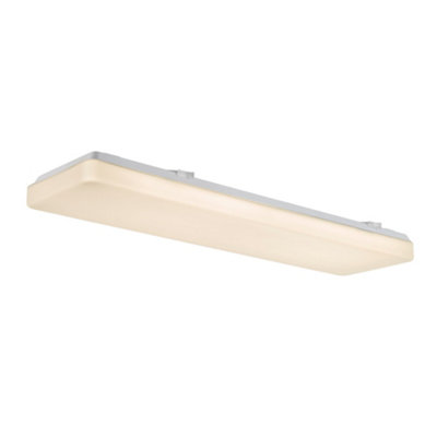 B&Q -  Trenton Plastic Batten Light Fitting 25,000 Hrs  WhiteLed