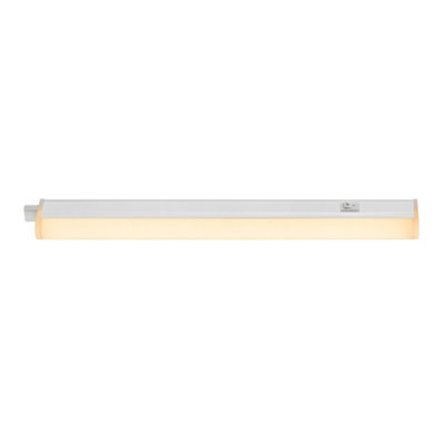B&Q -  Latona Indoor Under Cabinet Light White Plastic Intergrated Led 2-Level DimmingMains Powered Ip20